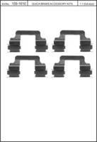 Kawe 109-1610 Монтажний комплект гальмівних колодок Kawe 109-1610 Монтажний комплект гальмівних колодок