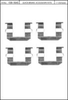 Kawe 109-1645 Монтажний комплект гальмівних колодок