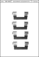 Kawe 109-1655 Комплект монтажный дисковых тормозных колодок