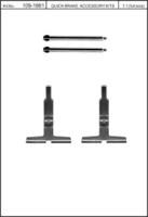 Kawe 109-1661 Монтажний комплект гальмівних колодок