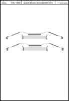 Kawe 109-1680 Комплект монтажный дисковых тормозных колодок Kawe 109-1680 Комплект монтажный дисковых тормозных колодок