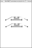Kawe 109-1682 Комплект монтажный дисковых тормозных колодок Kawe 109-1682 Комплект монтажный дисковых тормозных колодок