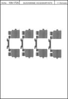 Kawe 109-1725 Spring set disc brake Kawe 109-1725 Spring set disc brake