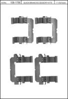 Kawe 109-1756 Комплект монтажный дисковых тормозных колодок