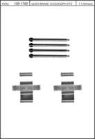 Kawe 109-1765 Монтажний комплект гальмівних колодок