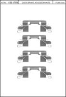Kawe 109-1769 Монтажний комплект гальмівних колодок Kawe 109-1769 Монтажний комплект гальмівних колодок