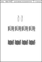 Kawe 109-1775 Комплект монтажный дисковых тормозных колодок Kawe 109-1775 Комплект монтажный дисковых тормозных колодок