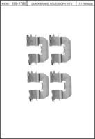 Kawe 109-1780 Комплект монтажный дисковых тормозных колодок Kawe 109-1780 Комплект монтажный дисковых тормозных колодок