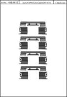 Kawe 109-1813 Комплект монтажный дисковых тормозных колодок Kawe 109-1813 Комплект монтажный дисковых тормозных колодок