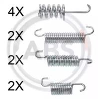 A.B.S. 0004Q Комплект монтажный дисковых тормозных колодок
