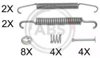 A.B.S. 0548Q Монтажний комплект гальмівних колодок A.B.S. 0548Q Монтажний комплект гальмівних колодок
