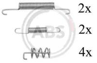 A.B.S. 0831Q Комплект пружинок барабанних гальм A.B.S. 0831Q Комплект пружинок барабанних гальм