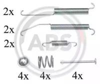 A.B.S. 0845Q Комплект монтажный дисковых тормозных колодок
