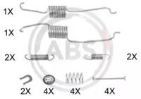 A.B.S. 0853Q Монтажний комплект гальмівних колодок A.B.S. 0853Q Монтажний комплект гальмівних колодок