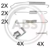 A.B.S. 0882Q Монтажний комплект гальмівних колодок