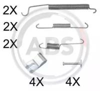 A.B.S. 0891Q Монтажний комплект гальмівних колодок