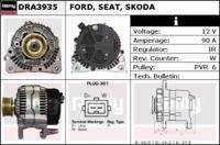 Remy DRA3935 Alternator assy