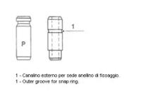 Metelli 01-2571 Втулка клапана направляюча Metelli 01-2571 Втулка клапана направляюча