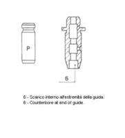 Metelli 01-S2665 Втулка клапана направляюча
