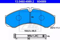Ate 13.0460-4989.2 Brake pads