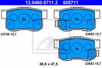 Ate 13.0460-5711.2 Brake pads