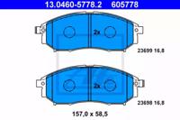 Ate 13.0460-5778.2 Brake pads