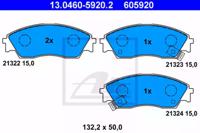 Ate 13.0460-5920.2 Brake pads