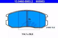 Ate 13.0460-5953.2 Brake pads