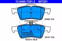 Ate 13.0460-7251.2 Brake pads