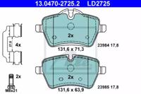 Ate 13.0470-2725.2 Brake pads