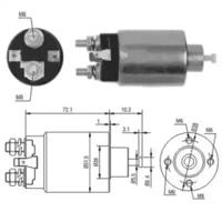 Wilmink Group WG1748300 Втягуюче реле стартера Wilmink Group WG1748300 Втягуюче реле стартера