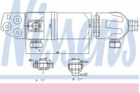 Nissens 95472 Осушувач кондиціонера