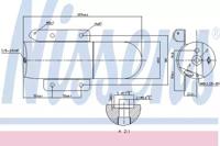 Nissens 95507 Осушувач кондиціонера