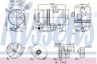 Nissens 95520 Осушувач кондиціонера