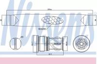 Nissens 95566 Осушувач кондиціонера