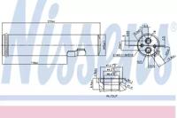 Nissens 95601 Receiver tank air conditioner