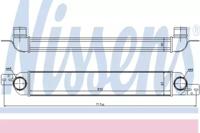Nissens 96717 Радіатор інтеркулера