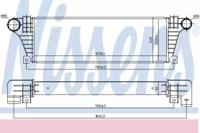 Nissens 96857 Радіатор інтеркулера
