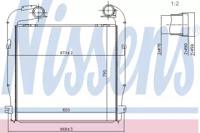 Nissens 97080 Інтеркулер