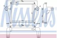 Nissens 97095 Радіатор інтеркулера
