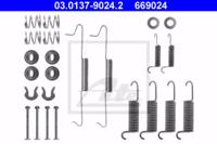 Ate 03.0137-9024.2 Комплект монтажный дисковых тормозных колодок Ate 03.0137-9024.2 Комплект монтажный дисковых тормозных колодок