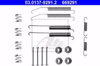 Ate 03.0137-9291.2 Монтажний комплект гальмівних колодок