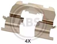 A.B.S. 2016Q Комплект монтажный дисковых тормозных колодок