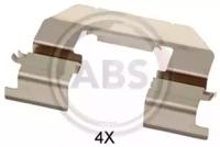 A.B.S. 2017Q Комплект монтажный дисковых тормозных колодок