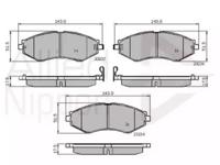 Comline ADB31189 Колодки гальмівні Comline ADB31189 Колодки гальмівні