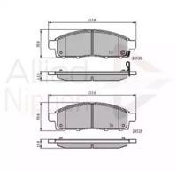 Comline ADB31584 Колодки гальмівні