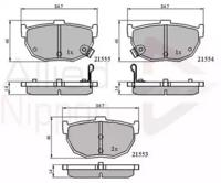 Comline ADB3805 Колодки гальмівні Comline ADB3805 Колодки гальмівні