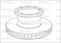 Woking NSA1011.20 Диск гальмівний Woking NSA1011.20 Диск гальмівний
