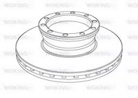 Woking NSA1041.20 Brake disc