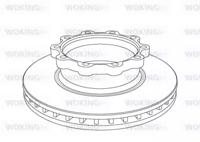 Woking NSA1047.20 Brake disc